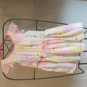 Spring floral dress for little girl